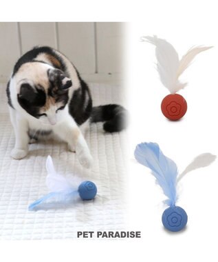 PET PARADISE ペットパラダイス猫シリコン ボール 《レッド》 レッド