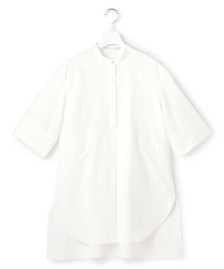 ICB L ヴィンテージスパンブロード デザインブラウス オフホワイト