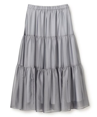 TOCCA CRYSTAL SHEER スカート グレー系