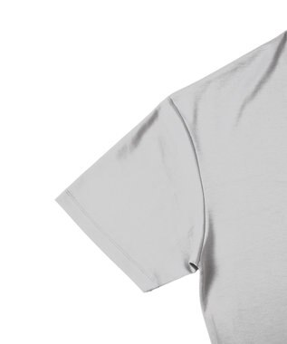 WEGO ドロストスーパーBIGハーフジップT（S） ライトグレー