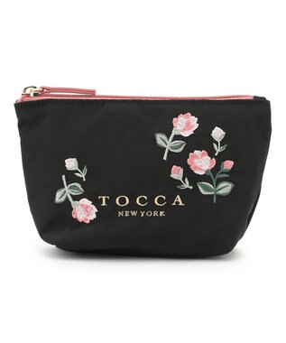 TOCCA 【一部カラー撥水】BOUQUET DE REVE POUCH ポーチ ブラック系