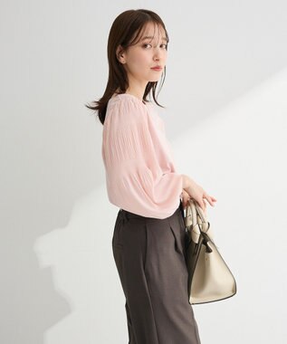 Green Parks ＳＥＴ２点　ネックレス＋マジョリカプルオーバー Pink