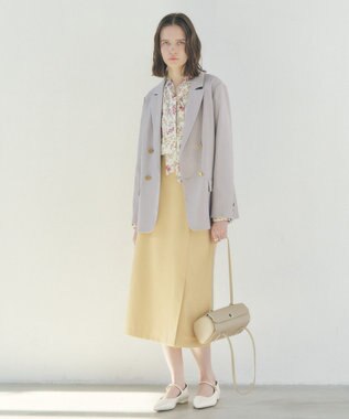 YECCA VECCA フェイクレザーミニボストンバッグ Silver