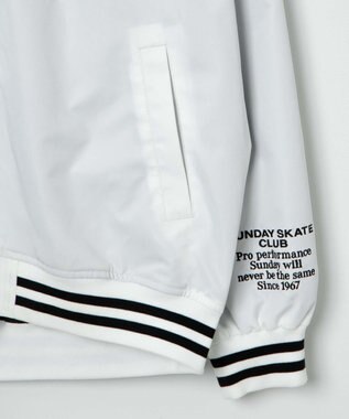 WEGO ZIPワッペンスタジャン ホワイト