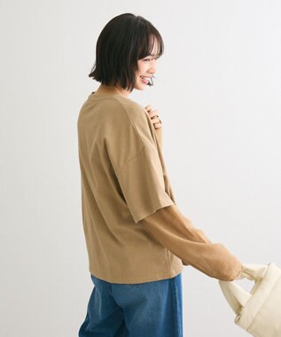 Green Parks ・ＡＮＤＳＥＡＲＣＨ　フェイクレイヤードロングＴＥＥ Gray Beige