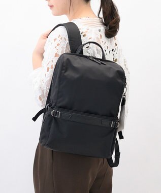 ACE BAGS & LUGGAGE W&.Day/Night リッカ2 スクエアリュック A4サイズ 14.0インチPC収納 19152 ダブルアンドデイナイト ブラック