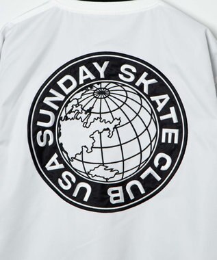 WEGO ZIPワッペンスタジャン ホワイト