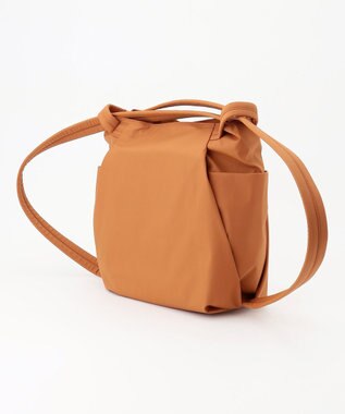 Y'SACCS 【ナイロンタフタ】トラベルショルダーリュック mini キャメル