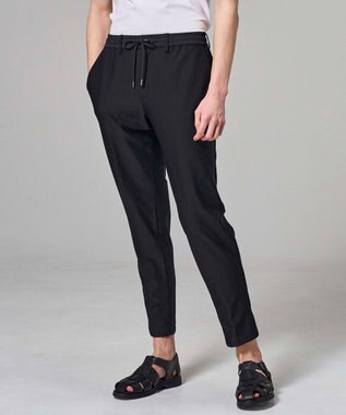 JOSEPH HOMME 【新色追加】エアトールストレッチ　ドロスト付テーパードパンツ / PEGG CONVERTIBLE ブラック系