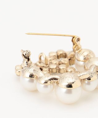 TOCCA 【2WAY】PROMISE PEARL RIBBON BROOCH NECKLACE ブローチ ネックレス ゴールド系