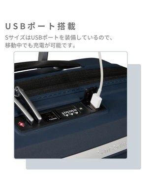Samsonite サムソナイト スーツケース 39L(/45L)  アップスケープ スピナー55 UPSCAPE ブルーナイト