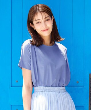 Tiaclasse 【洗える】バイオシルケットカットソープルオーバー サックス