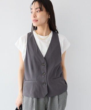 CRAFT STANDARD BOUTIQUE バックスリットショートベスト
