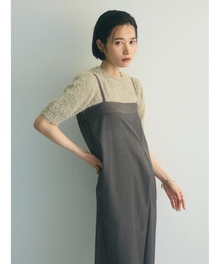 Green Parks armonia．ラップサロペット Charcoal Gray