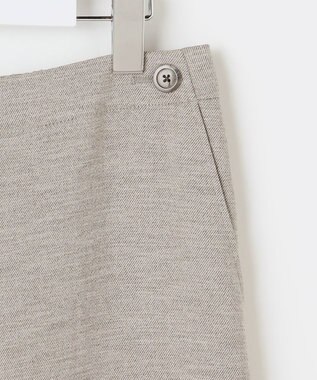 J.PRESS LADIES Shineシャンブレーツイル クロップド パンツ グレー系