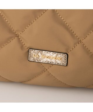 LA BAGAGERIE ドローストリング×キルト2WAYトート Sサイズ ベージュ