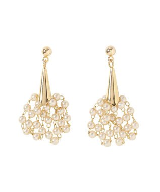 AMERICAN HOLIC パールブーケピアス Gold