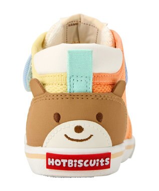 MIKI HOUSE HOT BISCUITS 【14-15cm】 顔ドン メッシュ素材 セカンド ベビーシューズ 黄