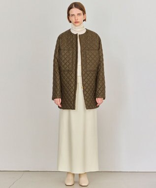 BEIGE， 【WEB限定・洗える】COINTET / 中綿キルティングコート Kahki