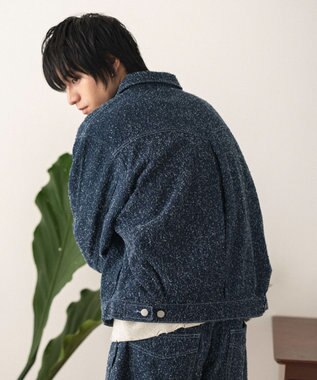 WEGO ネップデニムジャケット デニムインディゴ