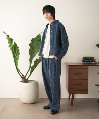 WEGO ネップデニムジャケット デニムインディゴ