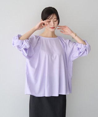 YECCA VECCA ホイップスリーブブラウス Lavender