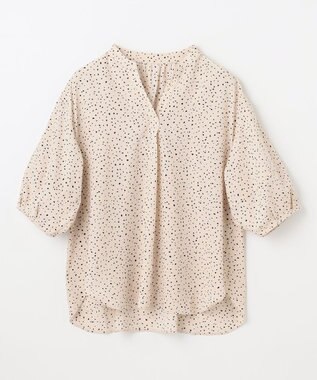 ANY ドルマンスキッパードットブラウス エクリュ系