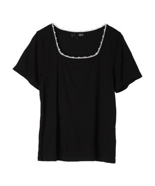 Green Parks ・ＳＵＧＡＲ　ＳＰＯＯＮ　パールスクエアプルオーバー Black