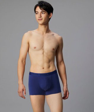 WACOAL MEN ボクサーパンツ オーガニック綿混(本体) フロント快適設計 肌あたり軽減設計 前閉じ 下着 GT3430 /ブロス バイ ワコールメン コン