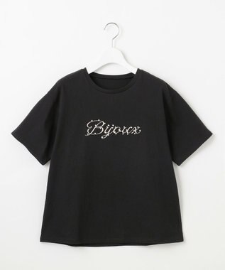 【洗える】Bijou刺繍Tシャツ
