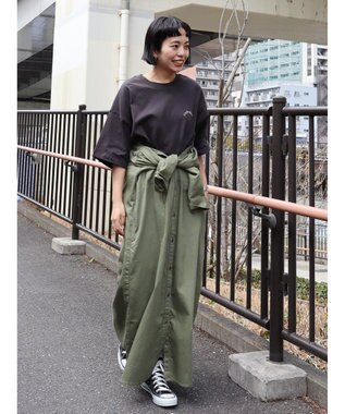 AMERICAN HOLIC ロゴカットプルオーバー／ＣＯＮＶＥＲＳＥ Charcoal Gray