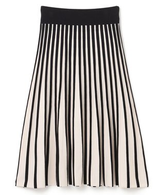 JOSEPH ストライプ　スカート Oyster White/ Black