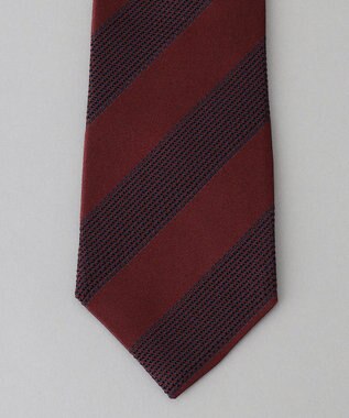 GOTAIRIKU 【Fermo Fossati】レジメンタル ネクタイ ワイン系1