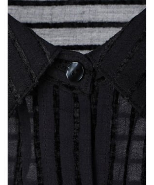 AMERICAN HOLIC ドビーストライプシャツ Black