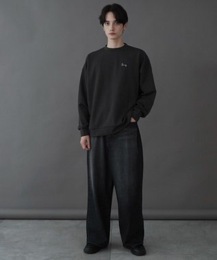 WEGO 【ユニセックス着用ITEM】AIRFUNCTIONワンポイントプルオーバー ダークグレー