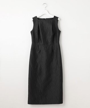 23区 L 【エステータ】シャイニージャカード ワンピース ブラック系