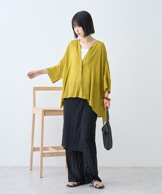 AMERICAN HOLIC レーススクエアネックタンクトップ Off White