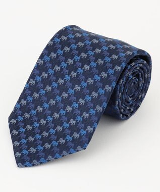 J.PRESS MEN 【J.PRESS HANDSOME DAN】モチーフネクタイ/ブルー