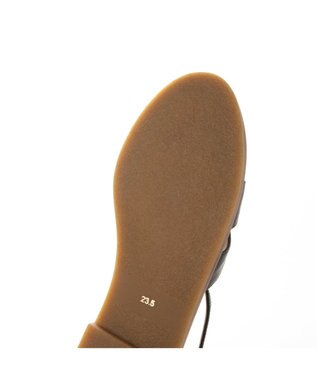 ing <ing>【WEB限定】グルカフラットサンダル ブラック