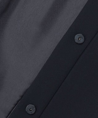 組曲 L 【KUMIKYOKU NAVY】コンフォータブルドレープ ジレ ネイビー系