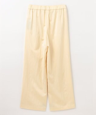 NAVE 【ReNAVE 洗える】グロスサテン パンツ ライトイエロー系