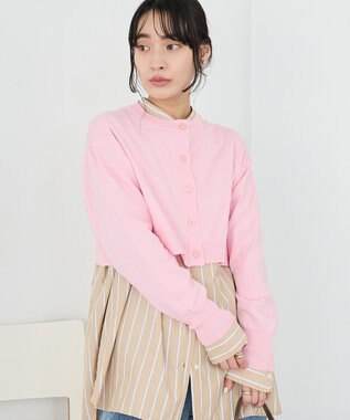 CRAFT STANDARD BOUTIQUE 選べる丈/クルーネックカーディガン