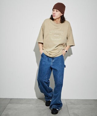 WEGO ピグメントダメージアップリケT（S） ベージュ