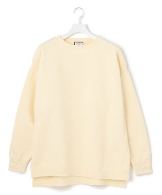 J.PRESS YORK STREET 【UNISEX】ガンジーニット アイボリー系