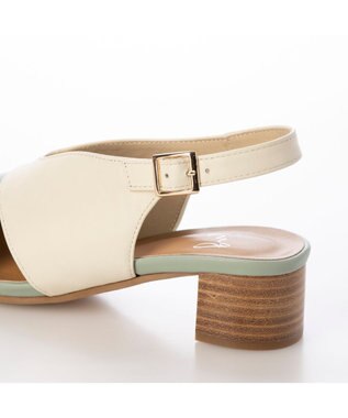 ing <ing>カバードデザインバックベルトサンダル グリーン