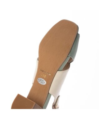 ing <ing>カバードデザインバックベルトサンダル グリーン