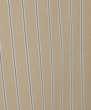 AMERICAN HOLIC 抜け衿スキッパーシャツ Stripe Beige