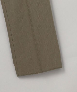 GOTAIRIKU 仕事で着られる綿パン【吸水速乾/ストレッチ/折り目加工】クールマックスコットンパンツ_ノータック（26年モデル） ダークグリーン/26年限定色