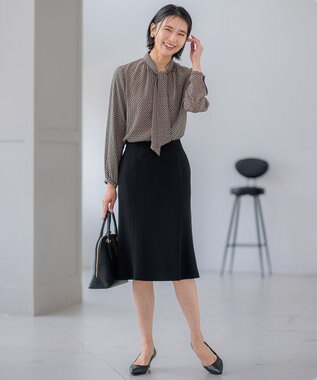 23区 サブバッグ付き 2WAYラウンド トートバッグ ブラック系