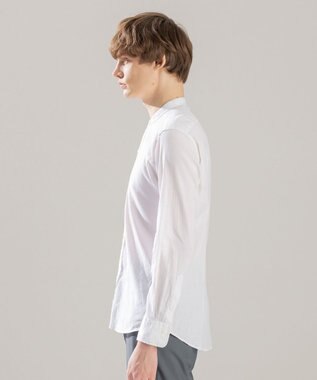 JOSEPH HOMME リネンストレッチブロード　長袖ＢＡＮＤ ホワイト系
